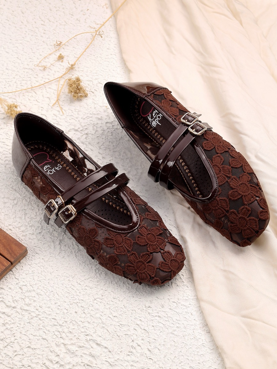 Beaded T-Strap Sandal
